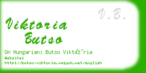 viktoria butso business card